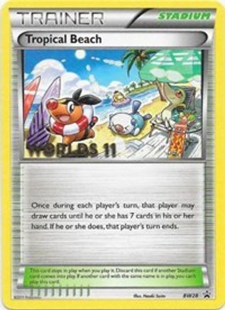 Tropical Beach (BW28) [Black & White: Black Star Promos] | Silver Goblin