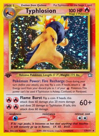 Typhlosion (17/111) [Neo Genesis Unlimited] | Silver Goblin