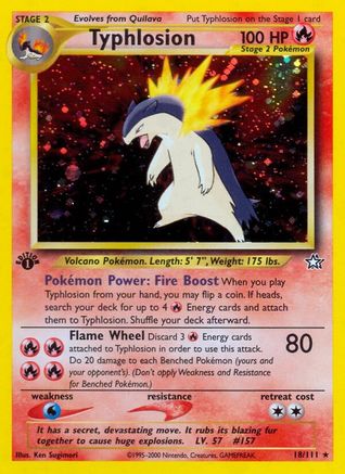 Typhlosion (18/111) [Neo Genesis Unlimited] | Silver Goblin