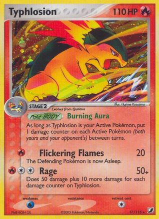 Typhlosion (17/115) [EX: Unseen Forces] | Silver Goblin