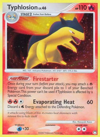 Typhlosion (16/123) [Diamond & Pearl: Mysterious Treasures] | Silver Goblin