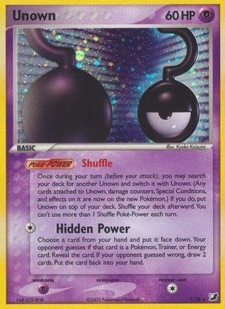 Unown (?) (?) Holofoil - Unseen Forces