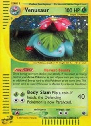 Venusaur (30/165) [Expedition: Base Set] | Silver Goblin