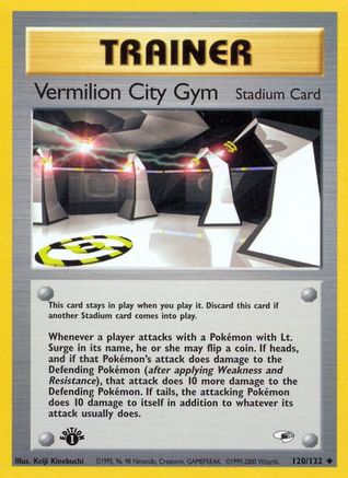 Vermilion City Gym (120) 1st Edition - Gym Heroes