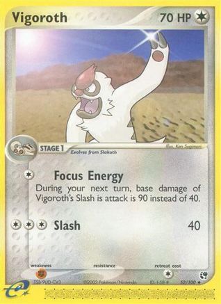 Vigoroth (52/100) [EX: Sandstorm] | Silver Goblin