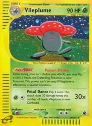 Vileplume (31/165) [Expedition: Base Set] | Silver Goblin