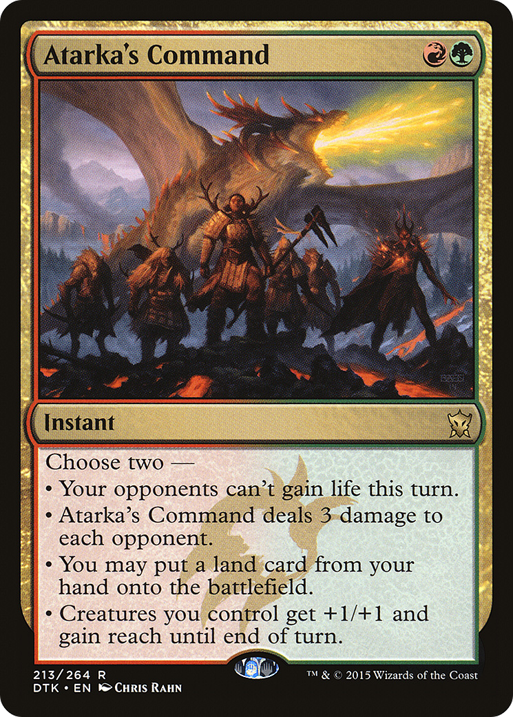 Atarka's Command [Dragons of Tarkir] | Silver Goblin