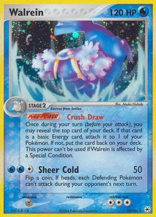 Walrein (15/101) [EX: Hidden Legends] | Silver Goblin