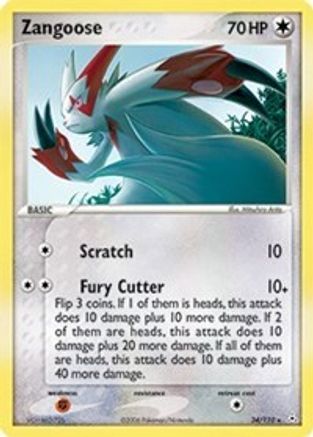 Zangoose (34) - Holon Phantoms