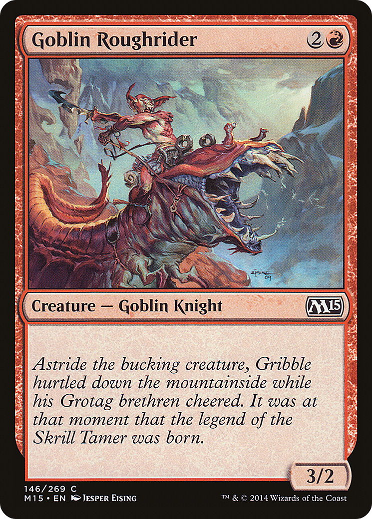 Goblin Roughrider [Magic 2015] | Silver Goblin