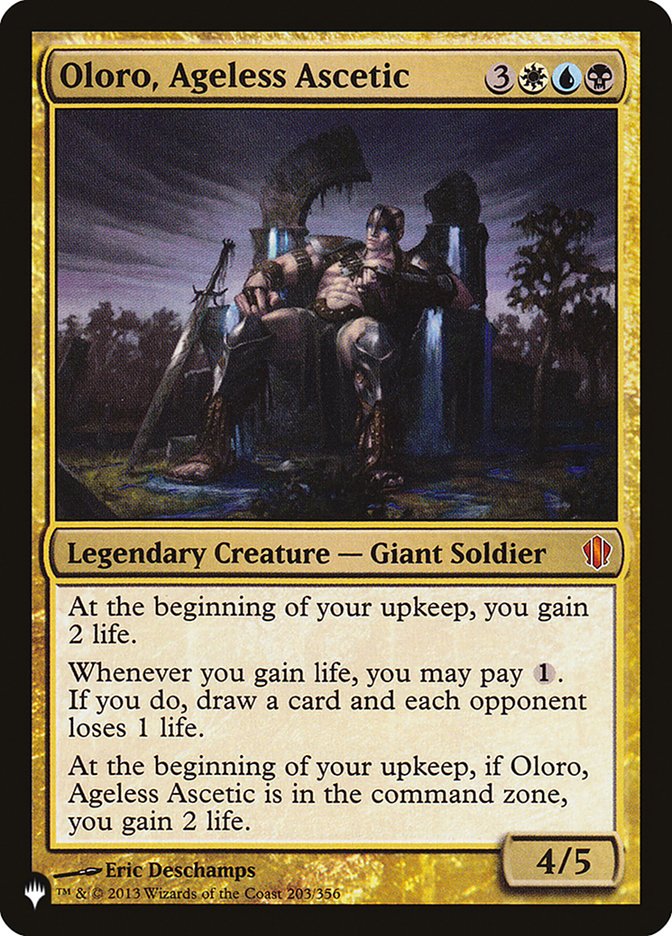 Oloro, Ageless Ascetic [The List] | Silver Goblin