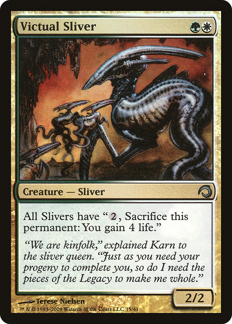 Victual Sliver [Premium Deck Series: Slivers] | Silver Goblin