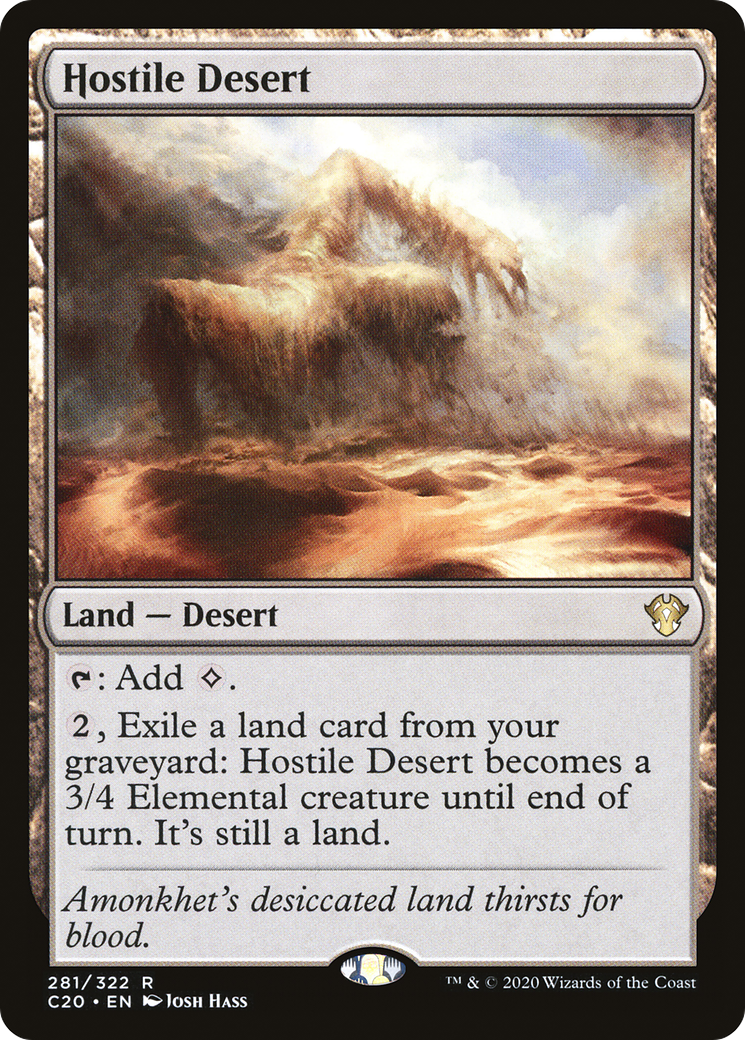 Hostile Desert [Commander 2020] | Silver Goblin