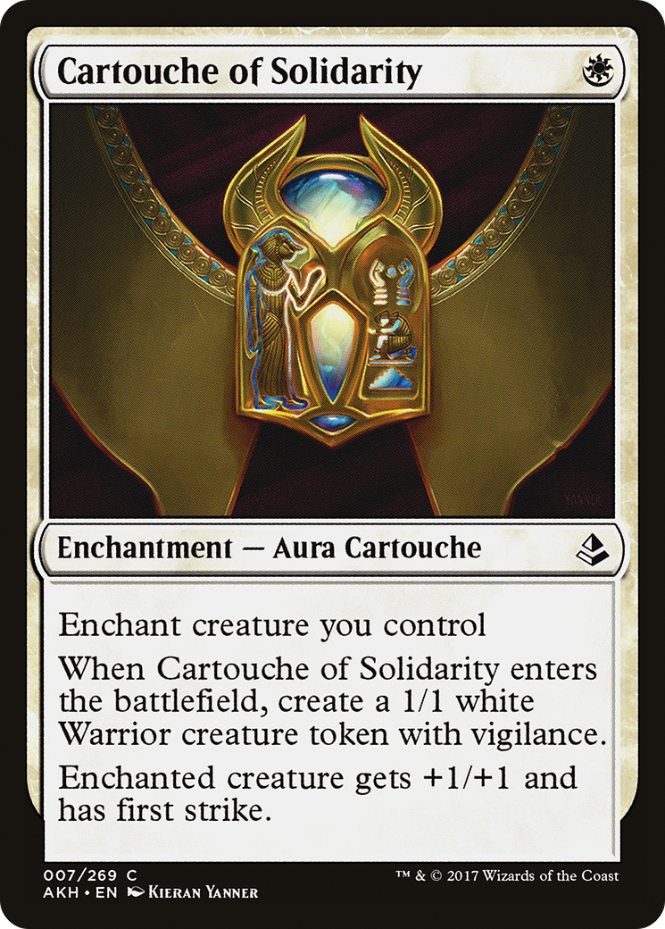 Cartouche of Solidarity [Amonkhet] | Silver Goblin