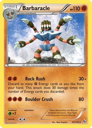 Barbaracle (49/106) [XY: Flashfire] | Silver Goblin