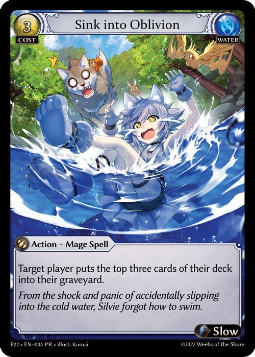 Sink into Oblivion (4) [Promotional Cards] Foil