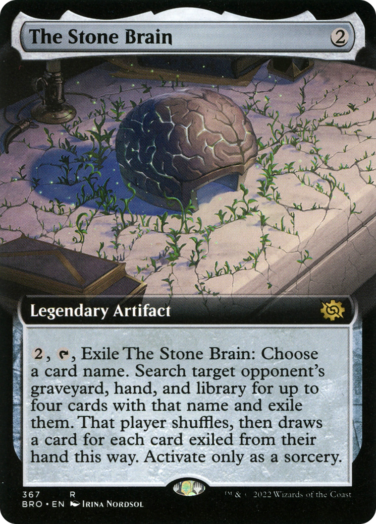 The Stone Brain (Extended Art) [The Brothers' War] | Silver Goblin