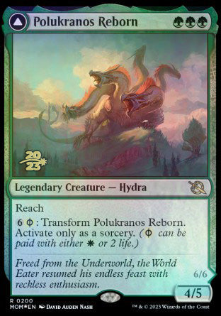 Polukranos Reborn // Polukranos, Engine of Ruin [March of the Machine Prerelease Promos] | Silver Goblin