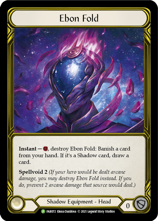 Ebon Fold (Golden) [FAB072] (Promo)  Cold Foil | Silver Goblin