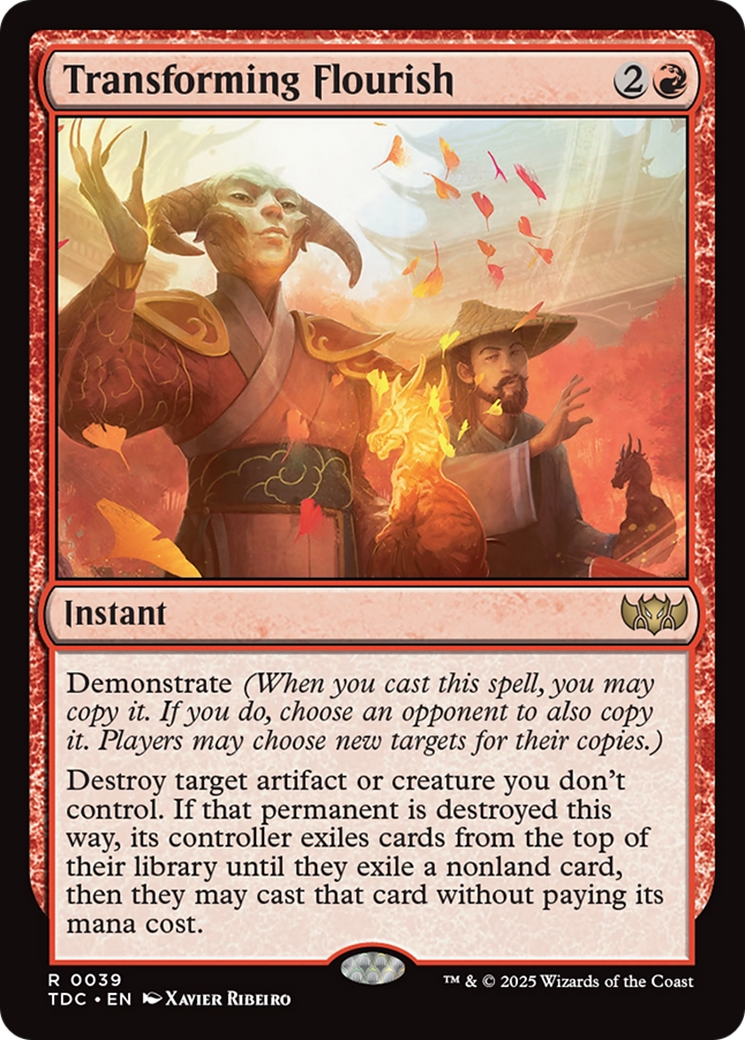 Transforming Flourish (039) - Commander: Tarkir: Dragonstorm