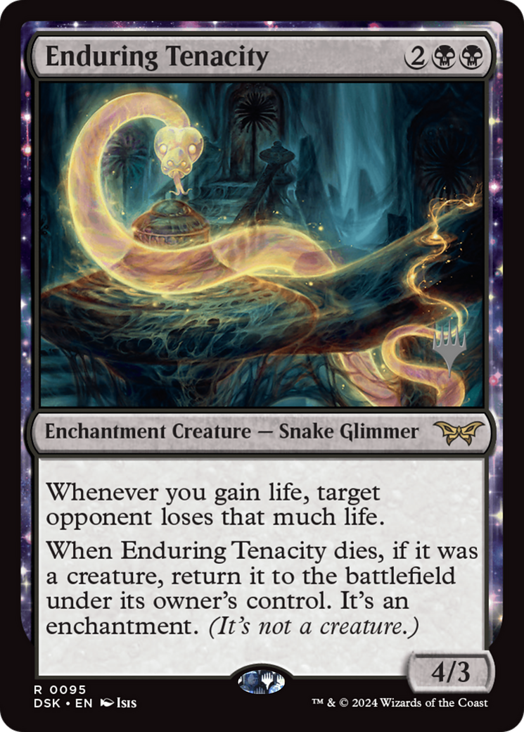 Enduring Tenacity [Duskmourn: House of Horror Promos] Foil