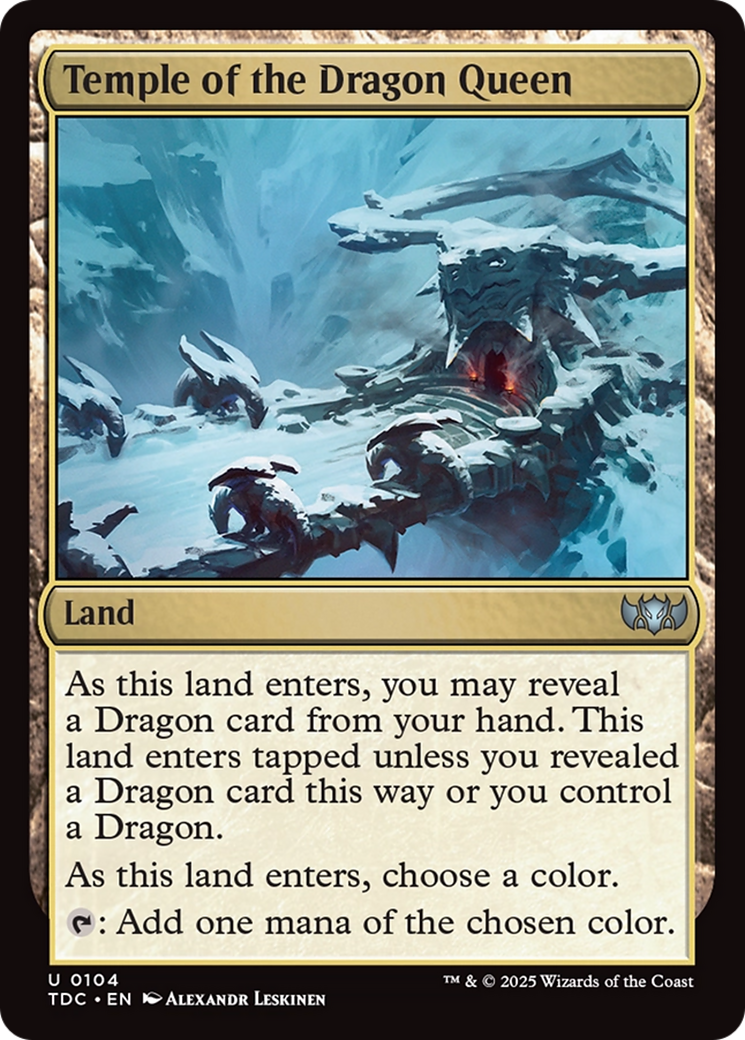 Temple of the Dragon Queen (104) - Commander: Tarkir: Dragonstorm