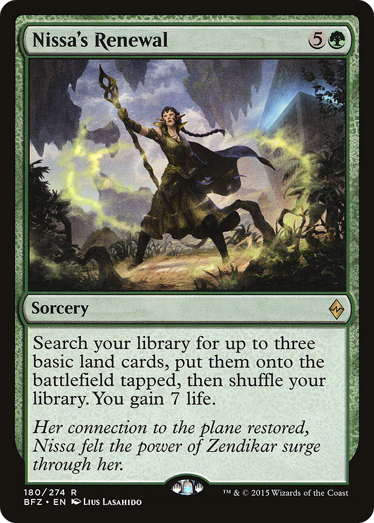 Nissa's Renewal [Battle for Zendikar] | Silver Goblin