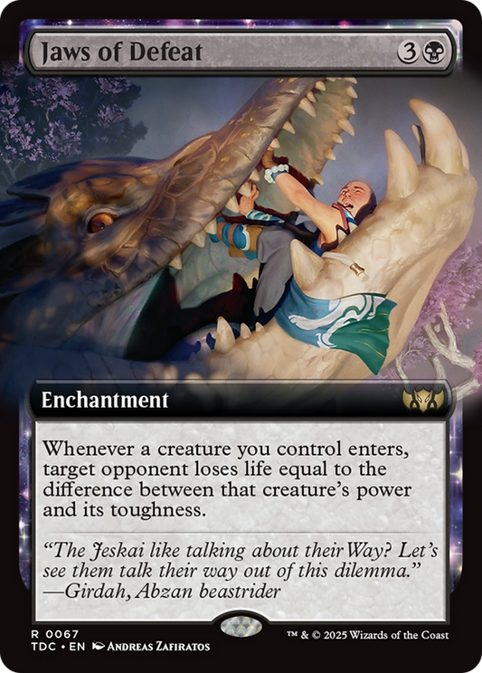 Jaws of Defeat (Extended Art) (067) - Commander: Tarkir: Dragonstorm