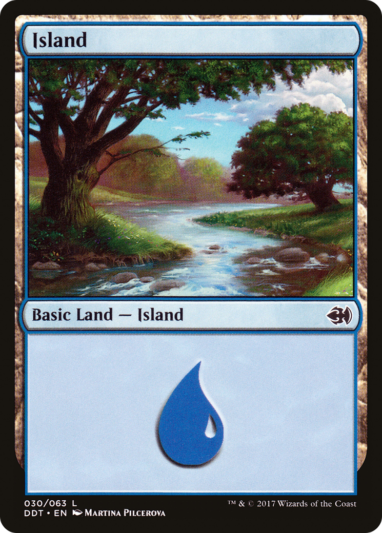 Island (30) [Duel Decks: Merfolk vs. Goblins] | Silver Goblin