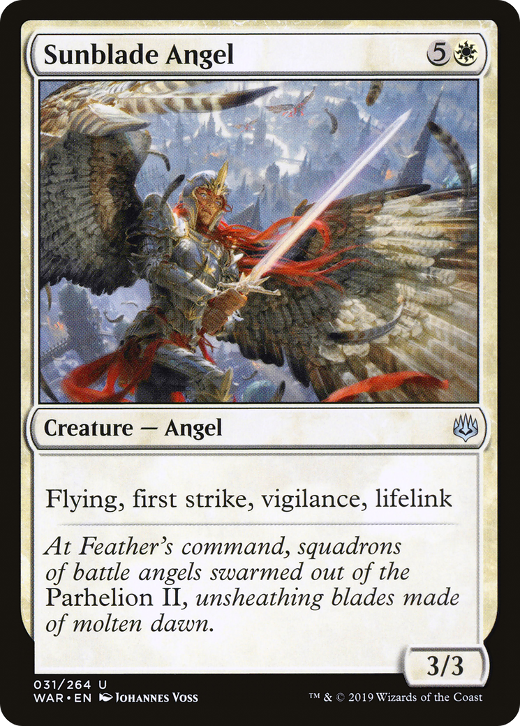 Sunblade Angel [War of the Spark] | Silver Goblin