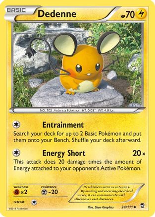 Dedenne (34/111) [XY: Furious Fists] | Silver Goblin