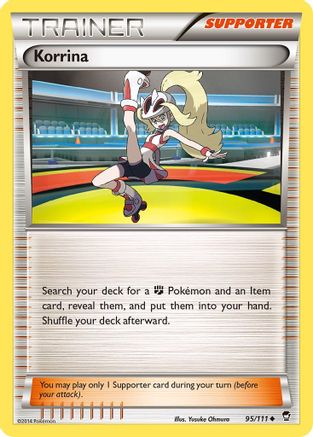 Korrina (95/111) [XY: Furious Fists] | Silver Goblin