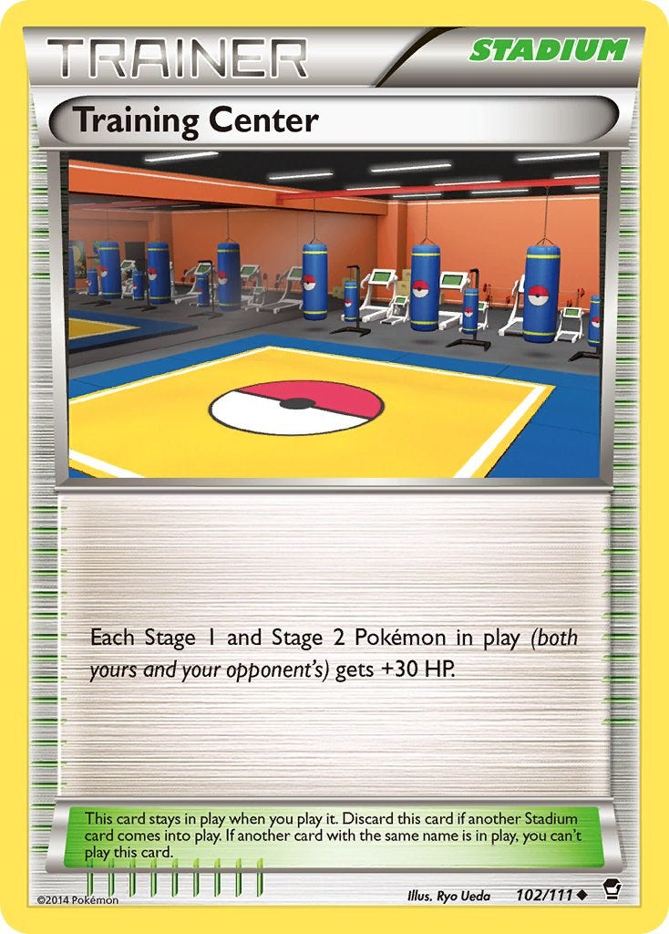 Training Center (102/111) [XY: Furious Fists] | Silver Goblin