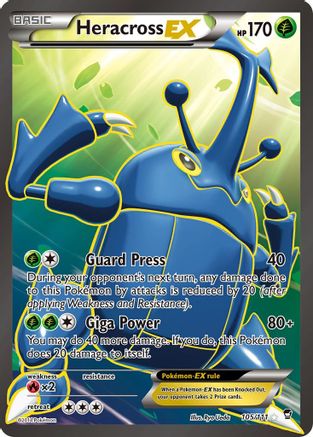 Heracross EX (105/111) [XY: Furious Fists]