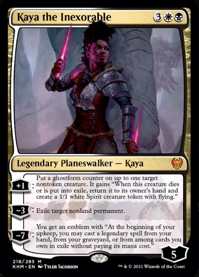 Kaya the Inexorable [Kaldheim] | Silver Goblin