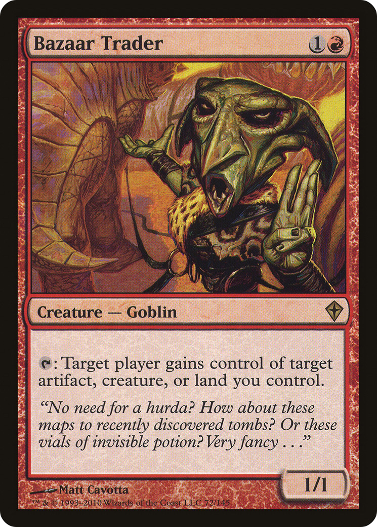 Bazaar Trader [Worldwake] | Silver Goblin