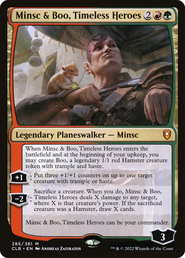 Minsc & Boo, Timeless Heroes [Commander Legends: Battle for Baldur's Gate] | Silver Goblin