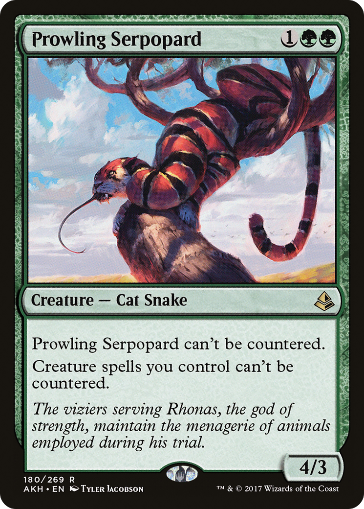 Prowling Serpopard [Amonkhet] | Silver Goblin