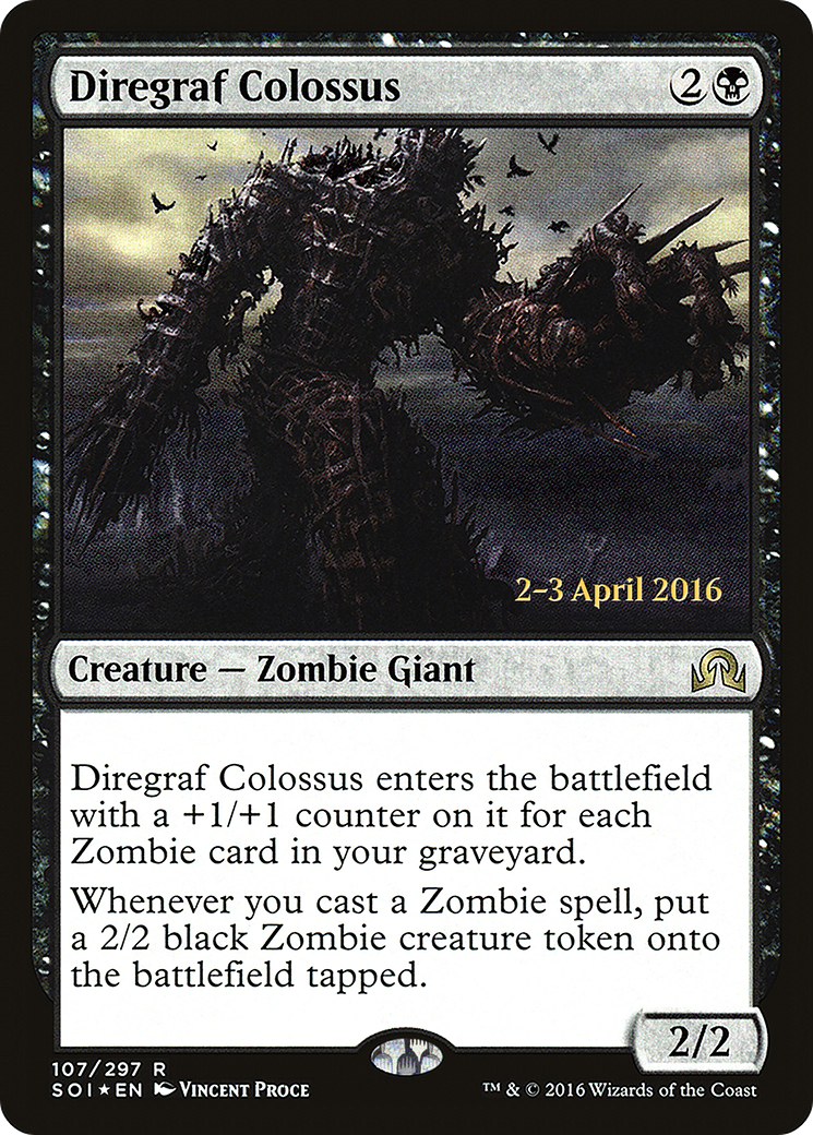 Diregraf Colossus [Shadows over Innistrad Prerelease Promos] | Silver Goblin