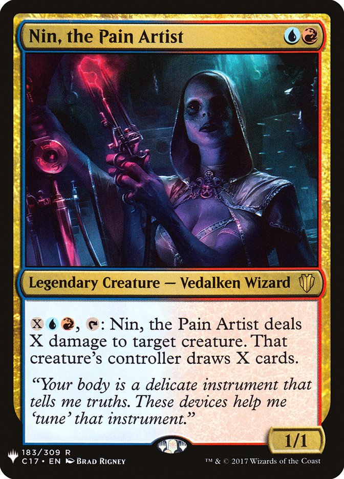 Nin, the Pain Artist [Mystery Booster] | Silver Goblin