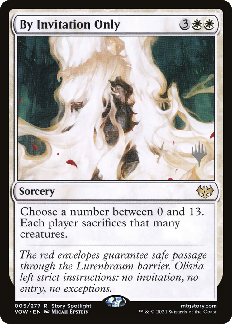 By Invitation Only (Promo Pack) [Innistrad: Crimson Vow Promos] | Silver Goblin