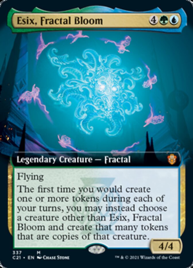 Esix, Fractal Bloom (Extended Art) [Commander 2021] | Silver Goblin