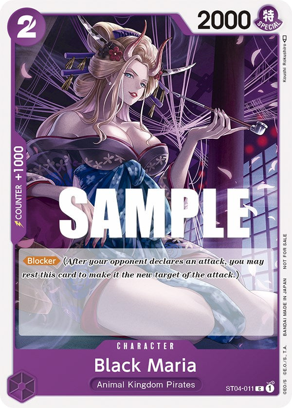 Black Maria (Tournament Pack Vol. 2) [One Piece Promotion Cards] | Silver Goblin