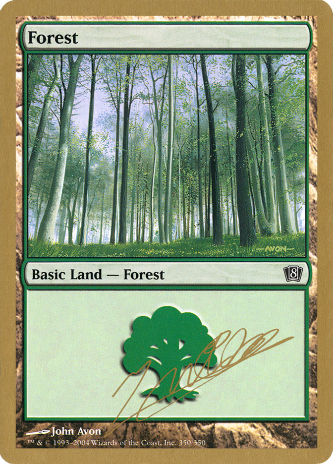 Forest (jn350) (Julien Nuijten) [World Championship Decks 2004] | Silver Goblin