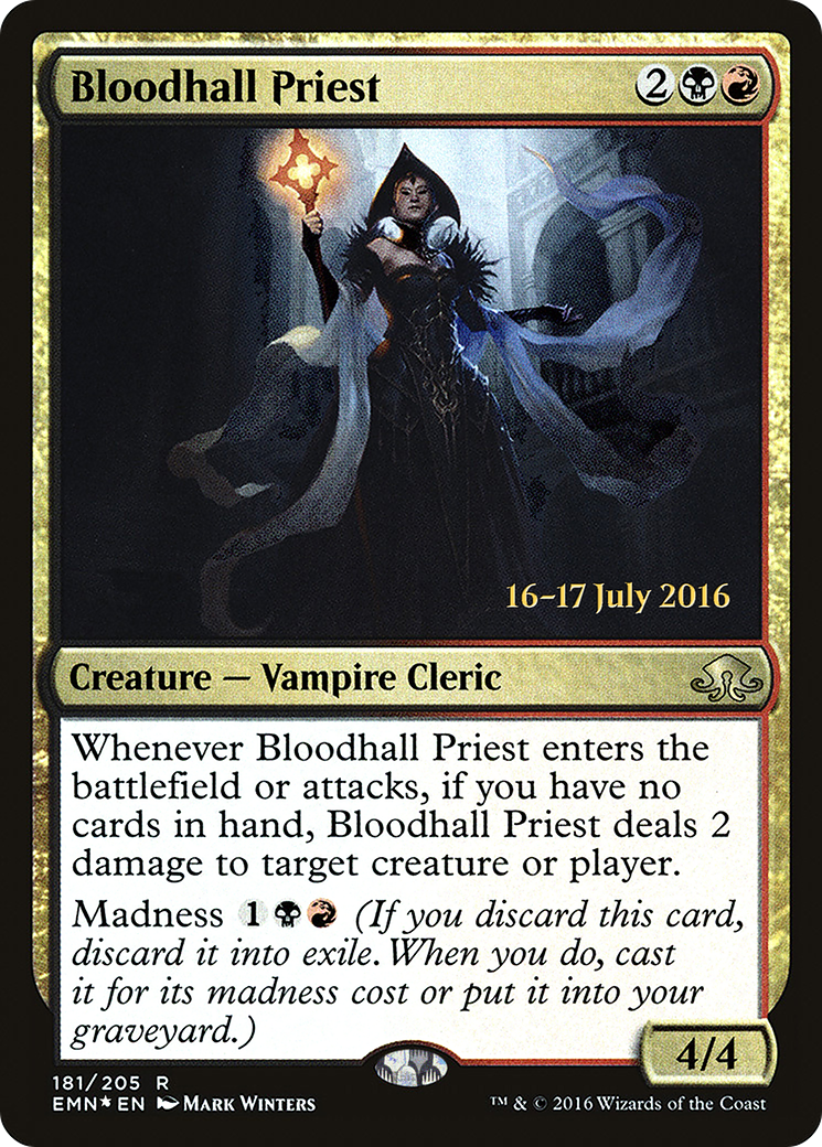 Bloodhall Priest [Eldritch Moon Prerelease Promos] | Silver Goblin