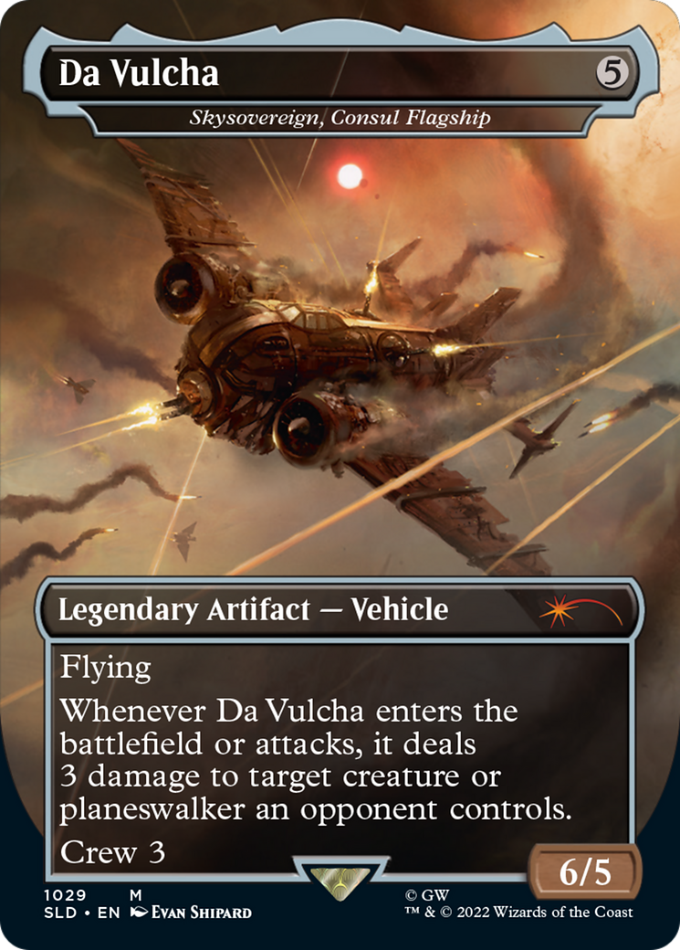 Da Vulcha - Skysovereign, Consul Flagship (Borderless) [Secret Lair Drop Series] | Silver Goblin