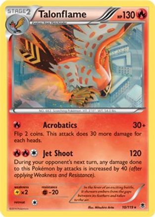 Talonflame (10/119) (Theme Deck Exclusive) [XY: Phantom Forces] | Silver Goblin