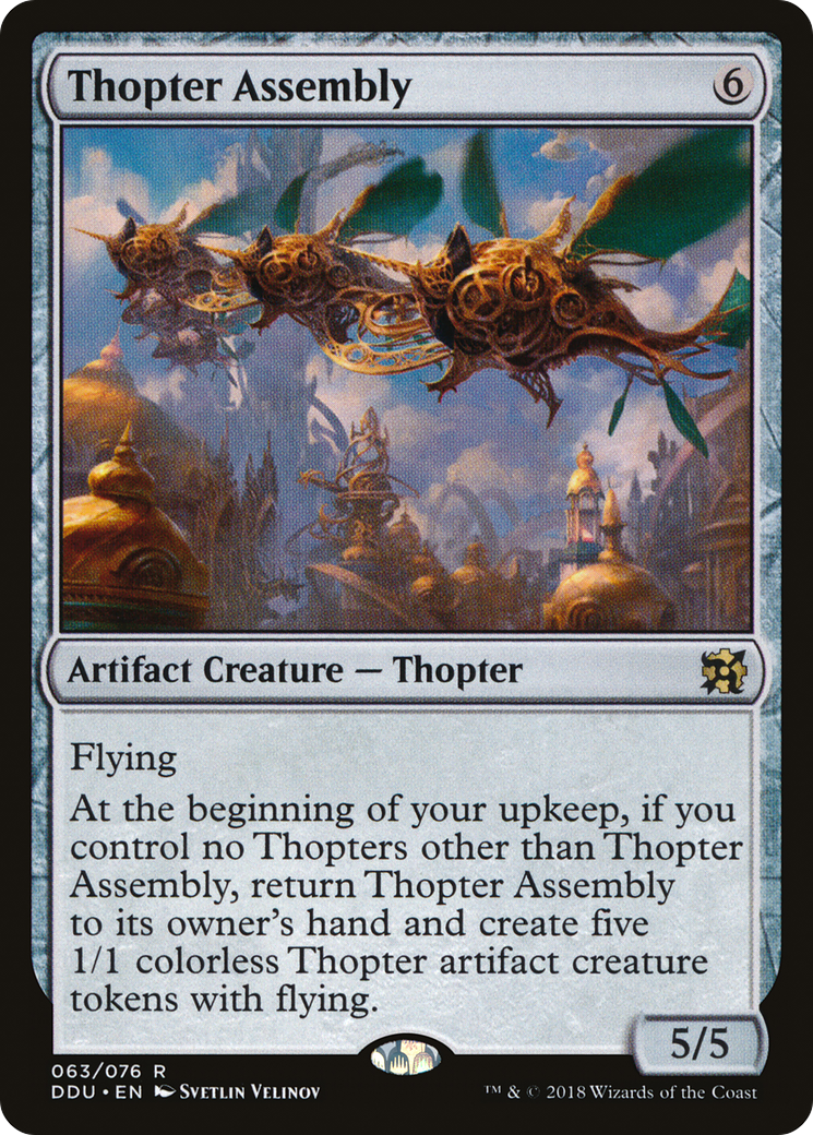 Thopter Assembly [Duel Decks: Elves vs. Inventors] | Silver Goblin