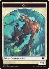 Cat // Zombie Double-Sided Token [Commander 2015 Tokens] | Silver Goblin