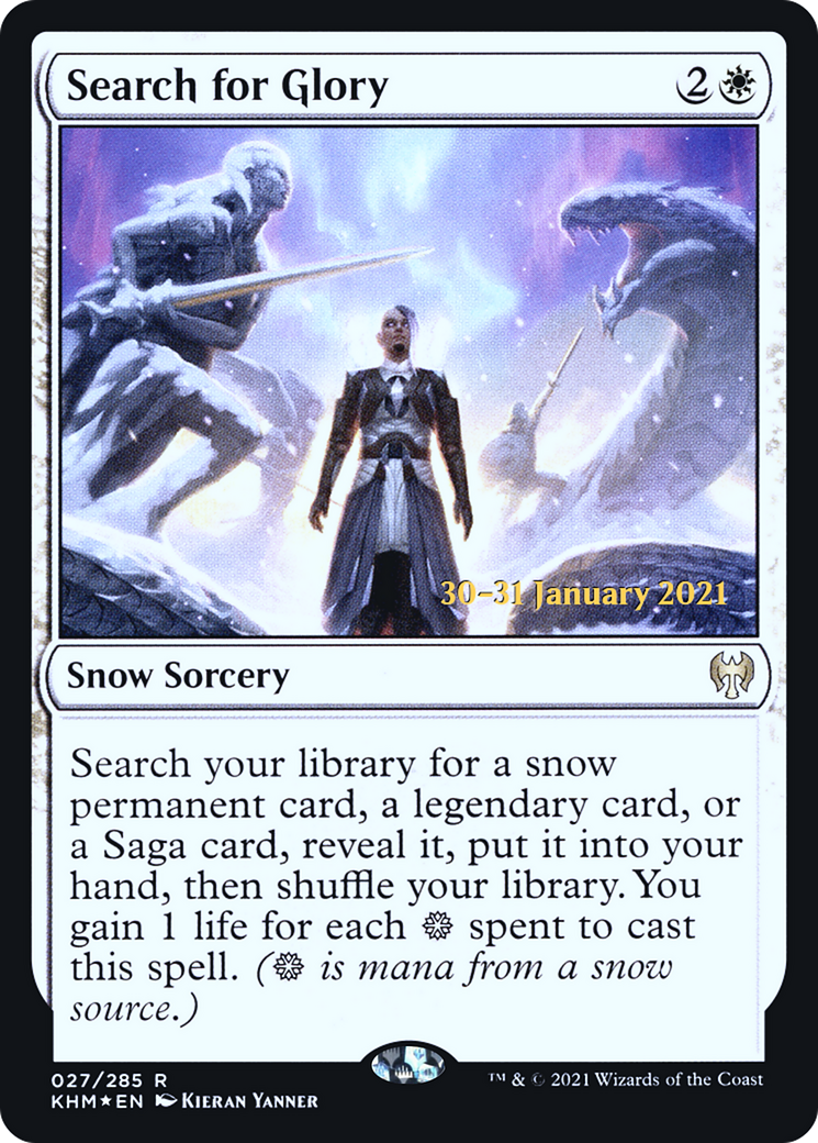 Search for Glory [Kaldheim Prerelease Promos] | Silver Goblin